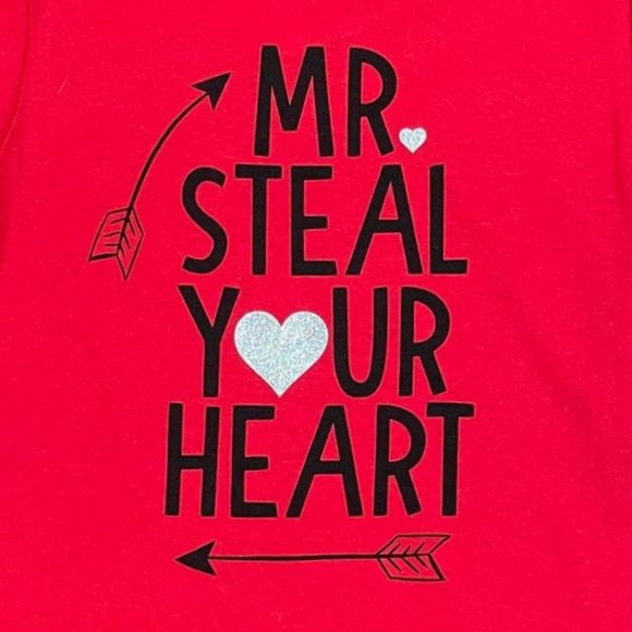 5/$20 NEW 2T Boys MR. STEAL YOUR HEART Tee - Picture 3 of 5
